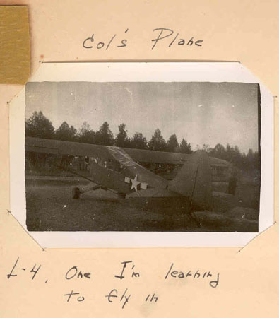 Col's place L-4 one Im learning to fly in