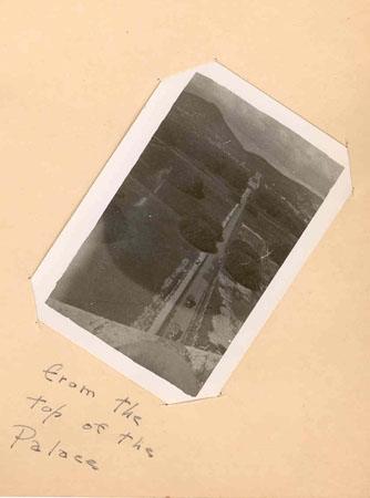 Fromt the top of the palace